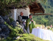 Almmesse auf der Marienberg Alm im August 2015