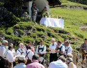 Almmesse auf der Marienberg Alm im August 2015