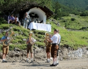 Almmesse auf der Marienberg Alm im August 2015
