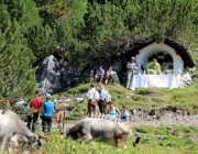Almmesse auf der Marienberg Alm im August 2015
