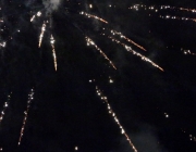 Neujahr 2016 - Traditionelles Feuerwerk über Mieming