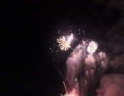 Neujahr 2016 - Traditionelles Feuerwerk über Mieming