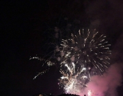 Neujahr 2016 - Traditionelles Feuerwerk über Mieming