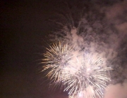 Neujahr 2016 - Traditionelles Feuerwerk über Mieming