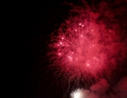 Neujahr 2016 - Traditionelles Feuerwerk über Mieming