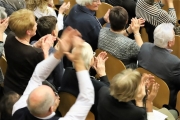 Neujahrskonzert 2018 in Mieming – Der Gemeindesaal schunkelte zum „Donauwalzer“