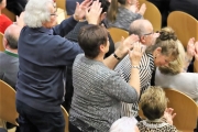 Neujahrskonzert 2018 in Mieming – Der Gemeindesaal schunkelte zum „Donauwalzer“