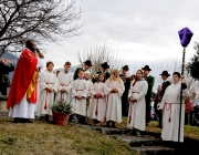 Palmsegnung beim Seekreuz in Barwies