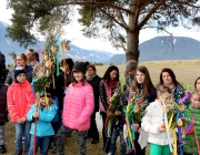 Palmsegnung beim Seekreuz in Barwies