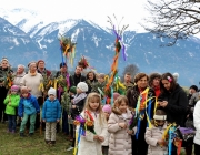 Palmsegnung beim Seekreuz in Barwies