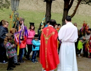 Palmsegnung beim Seekreuz in Barwies