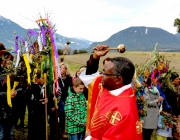 Palmsegnung beim Seekreuz in Barwies