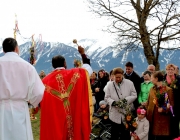 Palmsegnung beim Seekreuz in Barwies