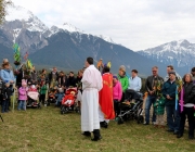 Palmsegnung beim Seekreuz in Barwies