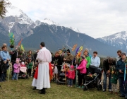 Palmsegnung beim Seekreuz in Barwies