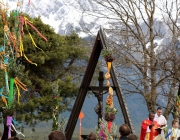 Palmsegnung beim Seekreuz in Barwies