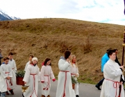 Palmsegnung beim Seekreuz in Barwies