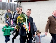 Palmsegnung beim Seekreuz in Barwies