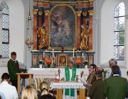 Messe zu Ehren des Hl. Rochus in der Georgskirche – Mit Fest zum Thema „Jagd in Obermieming“