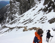 Schafschoad Seeben Alm 2013 – Grünsteinscharte im Schnee
