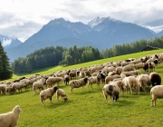 Schafschoad Seeben Alm 2013 – Grünsteinscharte im Schnee