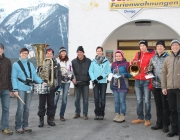 Silvesterblasen 2012 der Musikkapelle Mieming – „…a guats nuis“