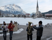 Silvesterblasen 2012 der Musikkapelle Mieming – „…a guats nuis“