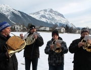 Silvesterblasen 2012 der Musikkapelle Mieming – „…a guats nuis“