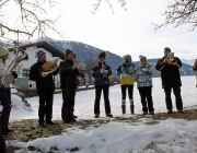 Silvesterblasen 2012 der Musikkapelle Mieming – „…a guats nuis“