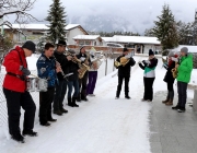 Tradition zum Jahreswechsel - Silvesterblasen der Musikkapelle Mieming