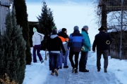 A guets Nuis 2018 allen in Mieming! – Die Musikkapelle überbrachte ihre Neujahrsgrüße heuer an einem Sonntag