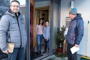A guets Nuis 2018 allen in Mieming! – Die Musikkapelle überbrachte ihre Neujahrsgrüße heuer an einem Sonntag
