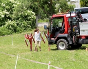 Traktor-Geschicklichkeits-Fahren – Der Star war ein „Lindner Unitrac“