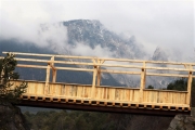 Untere Stöttlbrücke erneuert – Mit Wetterschutz-Dach aus Lärchenholz