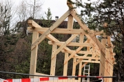 Untere Stöttlbrücke erneuert – Mit Wetterschutz-Dach aus Lärchenholz