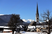 Sonnenwintertag in Mieming - viele waren draußen, denn das Wetter wird schlechter