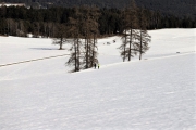 Sonnenwintertag in Mieming - viele waren draußen, denn das Wetter wird schlechter