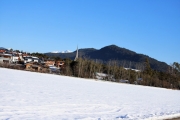 Sonnenwintertag in Mieming - viele waren draußen, denn das Wetter wird schlechter