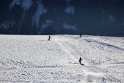 Sonnenwintertag in Mieming - viele waren draußen, denn das Wetter wird schlechter