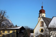 Sonnenwintertag in Mieming - viele waren draußen, denn das Wetter wird schlechter