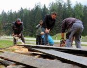 Zäunen auf der Biberwier-Alm