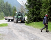 Zäunen auf der Biberwier-Alm
