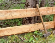 Zäunen auf der Biberwier-Alm