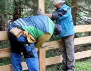 Zäunen auf der Biberwier-Alm