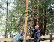 Zäunen auf der Biberwier-Alm