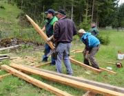 Zäunen auf der Biberwier-Alm