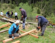 Zäunen auf der Biberwier-Alm