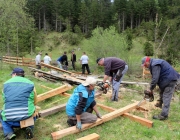 Zäunen auf der Biberwier-Alm