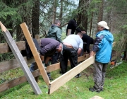 Zäunen auf der Biberwier-Alm