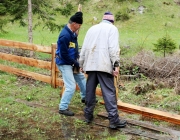 Zäunen auf der Biberwier-Alm